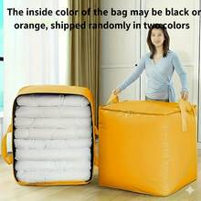240L Large Capacity Multi-Functional Foldable Storage Bag Moving Bag. Water-Resistant Sealed Moving Storage Bag, Suitable For Moving And Clothing Storage. Equipped With Reinforced Handles, Foldable Portable Design, Applicable For Dorm, Home, Office And Travel Use. - View 7