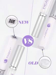 MAANGE 6支睫毛胶，干后自然隐形，强力粘性，适合日常使用，旅行必备 - 彩色 - 查看 5