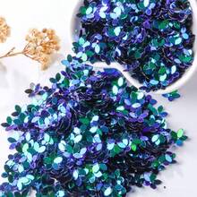100g Hạt kim tuyến hình hoa mai lõm 10mm, chất liệu PVC, sequin hoa anh đào 5 cánh óng ánh, phụ kiện làm móng nghệ thuật bằng nhựa, kim tuyến hồng hologram lấp lánh, hiệu ứng óng ánh mộng mơ, hình dáng hoa 5 cánh tinh tế, vẻ đẹp nữ tính nhẹ nhàng. - Hoa năm cánh - Xem 10