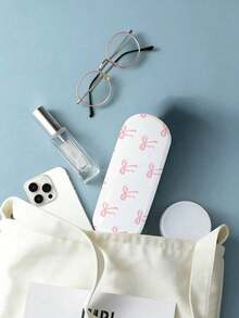 Bow & Heart Print Eyeglass Case, Ins Style Glasses Storage Box, Multi-Functional Storage Box, Fashion Eyewear Case, Innovative Minimalist Design, Portable Waterproof Dustproof, Suitable For Glasses And Prescription Glasses, Protective Eyewear Storage Box, Unisex Glasses Organizer - Multicolor - View 13