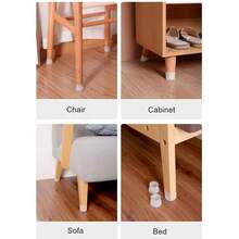 8 Pieces Of 4cm/1.57-Inch Anti Slip Silicone Table And Chair Footrests, Table And Chair Protection Pads, And Chair Mute Pads (Transparent Color) - C - View 6