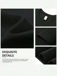 Dam-T-shirts - Svart - Visa 3
