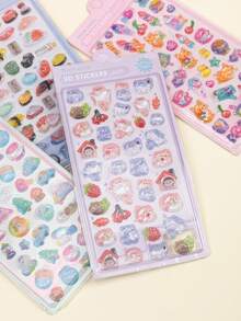 彩色 3D 環氧樹脂貼紙，圖案為 **。高品質自黏防水裝飾貼紙，具精緻 3D 細節與觸感，增添豐富裝飾感，適合 DIY 手作、玩具、手帳、日記本、筆記本、筆電與手機殼 - 多色[款式/包裝隨機] - 查看 3