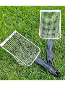 1 buah Ayakan Tanah Kebun - Ayakan Pasir, Tanah, dan Pupuk Kebun dengan Pegangan - Tersedia dalam 2 Ukuran Mesh (2,8 mm dan 5 mm) - Cocok untuk Pasir, Batu, Tanah, dan Kompos - Sempurna untuk Penggunaan Berkebun - A - View 3