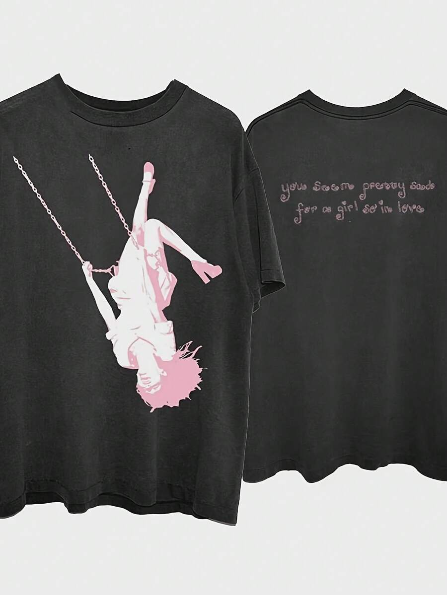 You Seem Pretty Sad For A Girl So In Love T-Shirt - Black - View 1