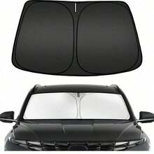 Foldable Windshield Sun Shade, Front Window Sunshade, Blocks UV Rays To Keep Your Car Cool, Universal Thick Sunscreen Board For Car Interior Shading And Cooling - A - View 1