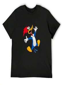 T-shirt Woody Woodpecker, vêtements vintage, motifs graphiques, vêtements mignons, t-shirts graphiques pour hommes, vêtements anime pour hommes, vêtements pour hommes, t-shirt en coton pour hommes, t-shirts pour hommes, tenues d'été pour hommes, vêtements d'été pour hommes, t-shirts de groupe, t-shirts pour hommes, tenues de vacances pour femmes, tenues d'été modestes, hauts en jersey, vêtements de plage pour femmes, vêtements d'été pour femmes, hauts en coton, hauts d'été, tenues d'été, hauts pour femmes, hauts blancs, haut de soirée. - Noir - Voir 6