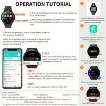 Smartwatch, Wireless Call/Dial, Multiple Sports Modes, Incoming Call Alert And Rejection, SMS Reminder, Customizable Wallpaper, Compatible With IPhone/Android - Multicolor - View 12