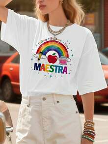 Dam-T-shirts - Vitt - Visa 1