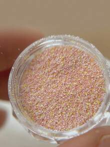 1 Botol Campuran Dekorasi Seni Kuku Seri Macaron Berwarna Krem, Termasuk Glitter Merah Muda, Bubuk Gula, Bubuk Beludru, Bubuk Kuku untuk Aksesori Seni Kuku Korea DIY, Glitter, Payet, Stiker Kuku, Rhinestones, Potongan Kerang - MultiWarna - View 4