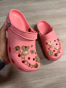 Children's Clog Shoes With Buttons, Comfortable, Soft, Crocoba - Psalm - View 2