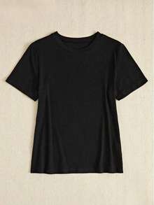 Playera Mujer Doble Estampado, Frontal Letra "SALTY" Rosa, Espalda Frase "IF CRABBY PLEASE RETURN to the beach" con Cangrejo y Rayas, Camiseta Diseño Gráfico Divertido y Playero - Negro - Ver 4