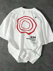 Camiseta de manga corta para hombre, nuevo estilo primavera/verano, suave y transpirable, estilo casual, diseño estampado, tela ligera, ideal para uso diario y fiestas - Negro - Ver 9