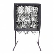 Black Baseball Training Net With 9-Grid Target, 3-Level Height Adjustment & 360° Casters, 27.56 Inch Polyester Rebounder For Home, Backyard, Field, And Other Outdoor And Indoor Places For Baseball Training - Black - View 2