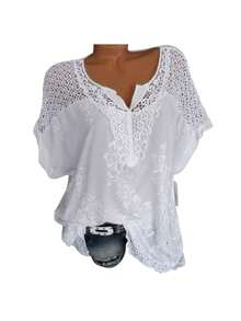 Women Tops - White - View 4