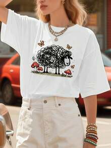 Women T-Shirts - White - View 1