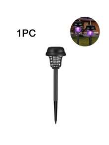 1/2/4入 太陽能蚊子殺手 UV 誘蚊燈 戶外蚊子陷阱 雙用花園草地插地燈 適用於花園、露台、草坪與後院 - 均碼 - 查看 14