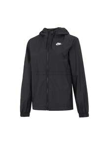 Nike 女士夹克/外套 AS W NSW ESSNTL RPL WVN JKT HD，休闲舒适简约户外运动梭织连帽夹克，DM6180-010 - DM6180-010 - 查看 1