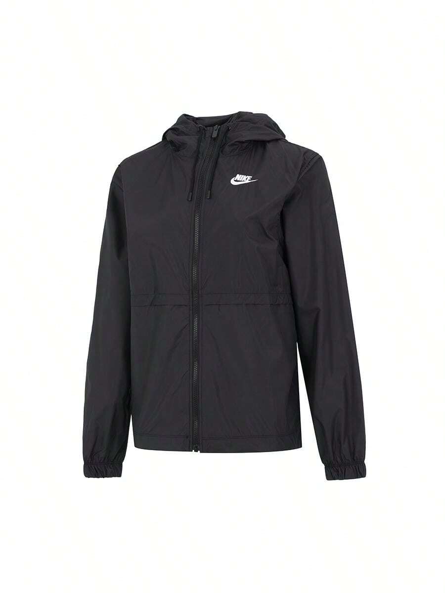 Nike 女士夹克/外套 AS W NSW ESSNTL RPL WVN JKT HD,休闲舒适简约户外运动梭织连帽夹克,DM6180-010 - DM6180-010 - 查看 1