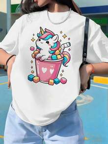 Women T-Shirts - White - View 1