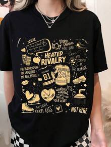 Women T-Shirts - Black - View 1