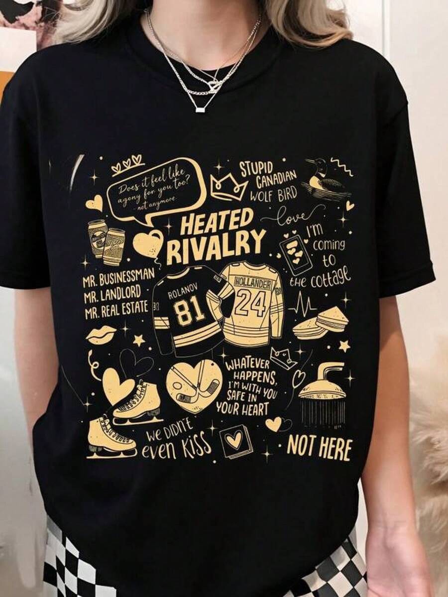 Women T-Shirts - Black - View 1