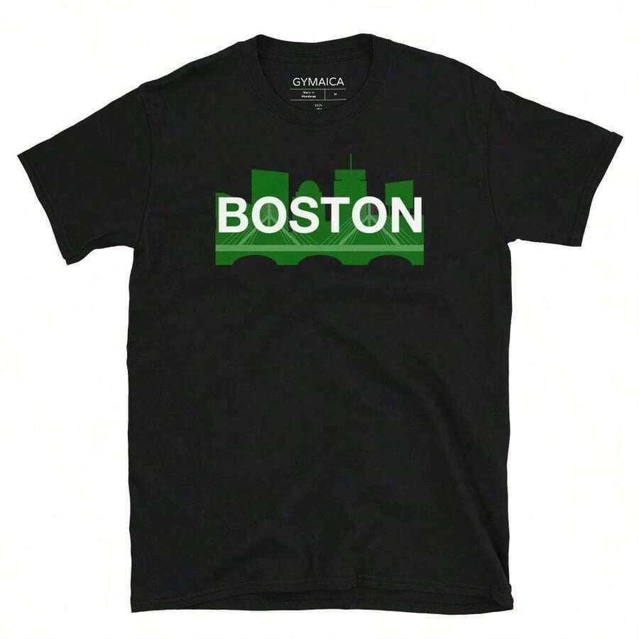 Grafische T-Shirts für Herren, Grafische T-Shirts für Männer, Boston Basketball Vintage Est. 1946, bequemes farbenfrohes T-Shirt, Retro-Basketball-T-Shirt der 90er Jahre, Unisex-T-Shirt, Party-T-Shirt, Geschenk für Mama, Sommerstil, Vatertag, Abschlussfeier, Unabhängigkeitstag, für Männer, Sommerstil, Vatertag, Abschlussfeier, Unabhängigkeitstag, für Männer - Schwarz 6 - Übersicht 1