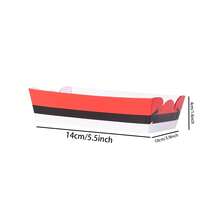 10pcs/20pcs/50pcs,Cartoon Animation Themed Paper Food Potato Chips Box, Disposable Chip Boats,Red White Black Boat Snack Boxes, Anime Themed Birthday Party, Movie Night, Game Night, Carnival, Sports Event Food Serving Containers - View 7