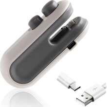 Mini Portable Electric Sealing Machine, USB Rechargeable, Sealer And Bag Opener With Magnetic Function For Fridge, Suitable For Outdoor Picnic, Travel, Camping Food Preservation, Compact And Convenient To Carry - A - View 2