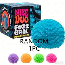 2026 Nuevos Nee Dohs de Bola de Pelusa Schylling - Textura esponjosa y suave como una nube - Patrón ondulado que puedes ver y sentir, Juguete de peluche de caramelo de malta, Juguete antiestrés, Regalo de cumpleaños/festividad, Regalo perfecto - Multicolor - Ver 6