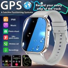 男士 2026 智慧手錶，搭載 GPS、健身追蹤、心率與血氧監測，2.01 吋 HD 螢幕，IP68 防水運動手錶，適用 iOS 與 Android - 查看 15