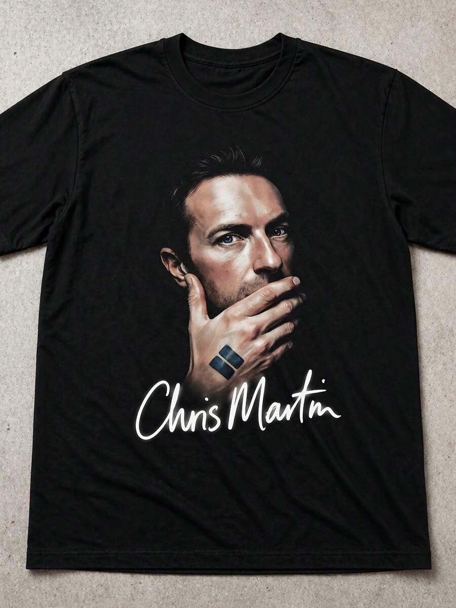 Chris T Shirdplay Graphic Tee Pop Rock Music Shirt Gift - Black - View 1