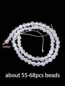 1 Strand Irregular Bead Loose Gemstone Red Coral Prehnite Agate For Holidays Gifts For Jewelry Making Diy Bracelet Earrings Accessories 6 8 10mm - Multicolor - View 12