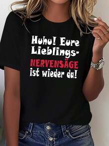 Women T-Shirts - Black - View 1