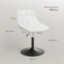 Barstools - White - View 3