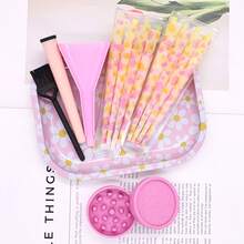 Cute Pink Floral Rolling Tray Set, Smoking Accessories Kit With Grinder, Funnel &16Pcs Pre-Cones, Aesthetic Portable Storage Organizer For Smokers - Xem 1