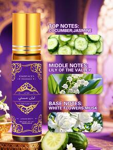 EMBRACEX. 10ml Aceite de Fragancia Árabe Saudita de Dubai, Aceite de Fragancia de Bola de Medio Oriente, Aroma Duradero, Marca de Lujo Aceite Premium, Libera tu Carisma, Regalo Ideal para Hombres y Mujeres, 0.33 Oz Chocolate Vainilla, Ciruela Cremosa, Feromonas, Hormonas, Aceite de Fragancia, Oud Majestuoso, Ámbar Tensionante, Flor de Coco Dorada, Bruma Elegante, Esencia de Noche Urbana, Jardín Mediterráneo, Eid Al-Adha - 10ml - Ver 11