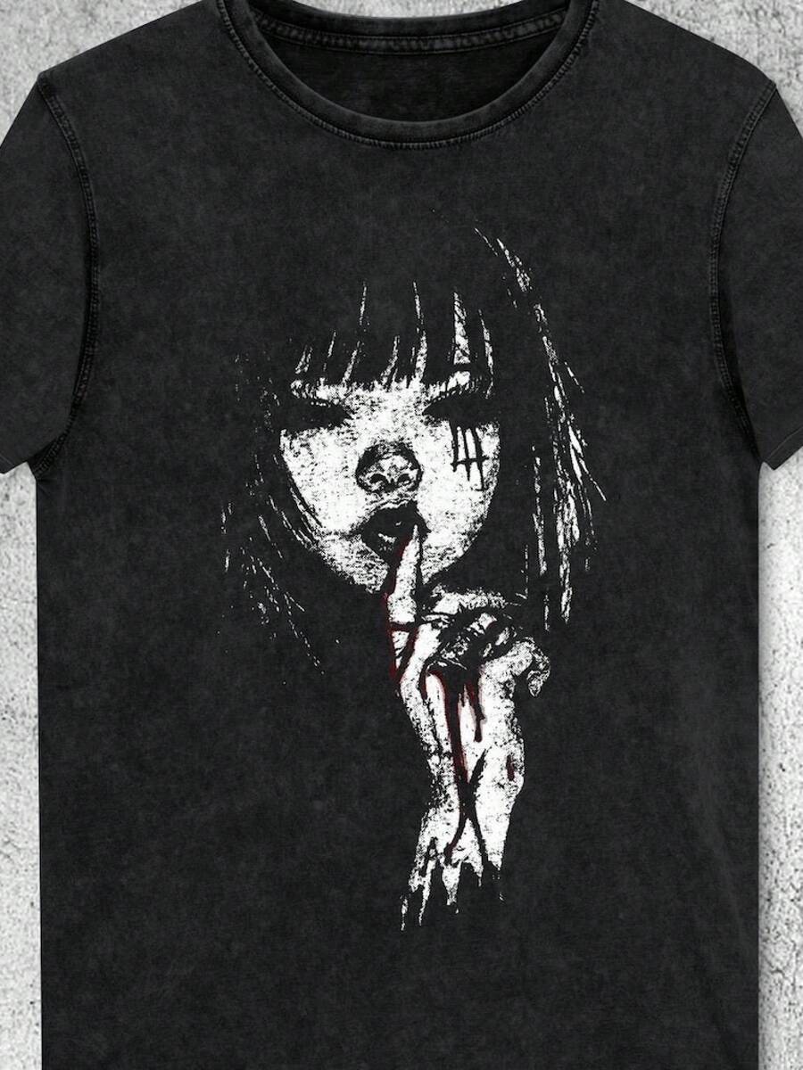 Vintage Graphic Casual T-Shirt Unisex Streetwear camisetas para hombre playeras de hombre ropa hombre conjunto de hombre playera de hombre cosas de hombre vestido casuales para mujer conjuntos de mujer blusas elegantes camisetas para mujer vestido de mujer - Negro - Ver 1