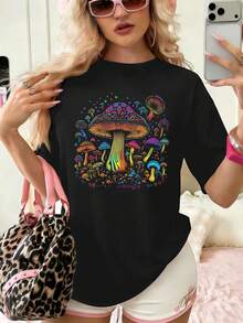 Women T-Shirts - Black - View 1