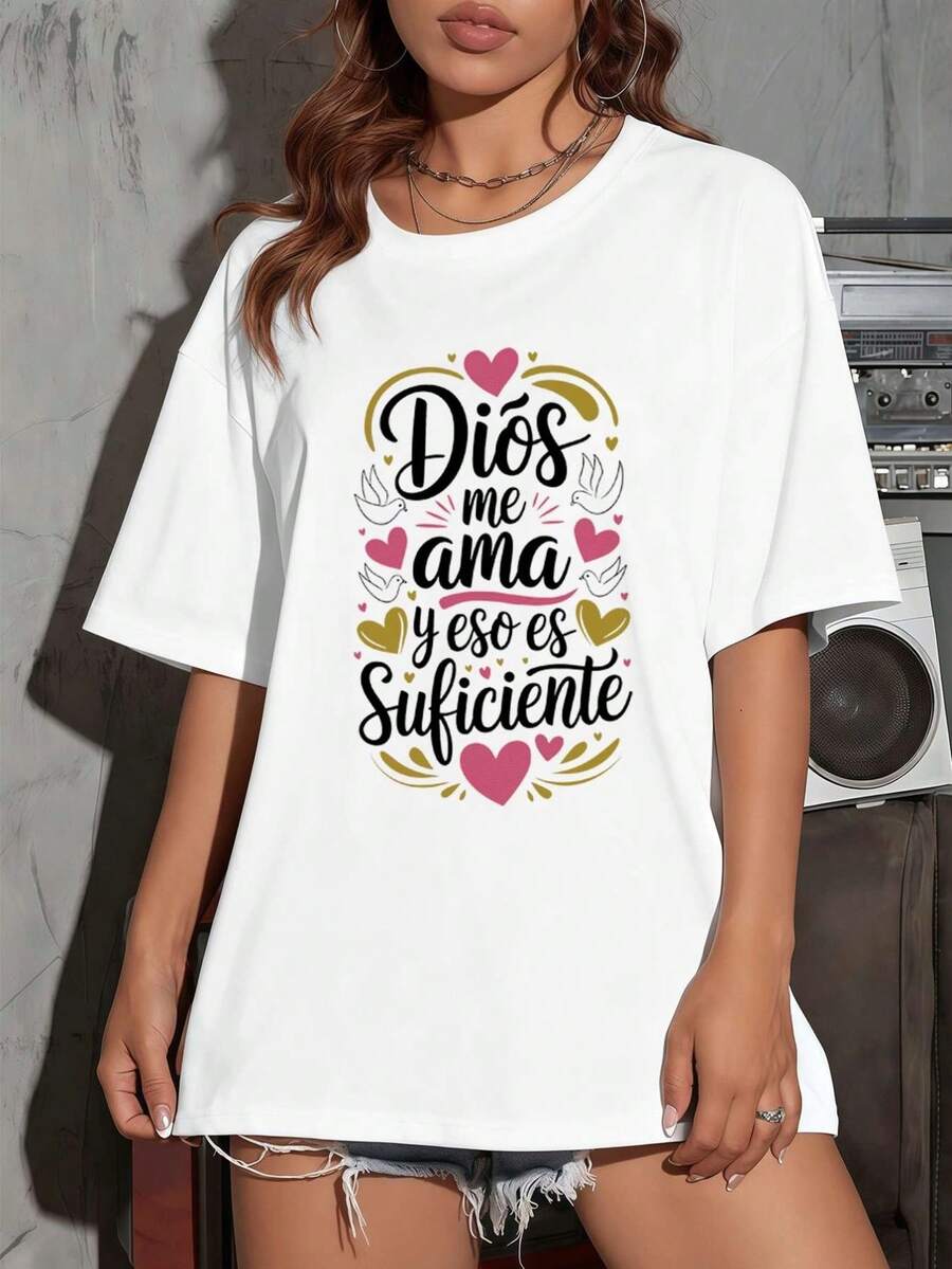 Dam-T-shirts - Vitt - Visa 1