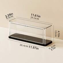 1pc Stackable Blind Box Storage Container, PET Plastic Display Box For Collectible Figurines, Dust-Proof Doll Doll Display Stand - View 9