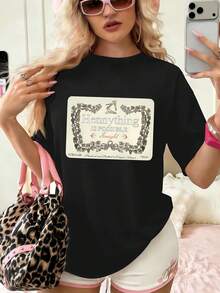 Women T-Shirts - Black - View 1