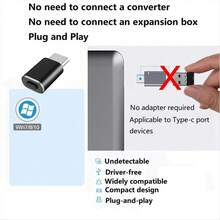 Type C Mouse Jiggler Undetectable Mouse Mover USB C Mouse Shaker Simulated Mouse Movement For Keep Computer Awake Black - 彩色 - 查看 10