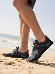 Men's Water Shoes Barefoot Athletic Lightweight Sports Aqua Shoes Outdoor Swim Fishing Hiking Diving Surf Walking Water Shoe - 深灰色 - 查看 3
