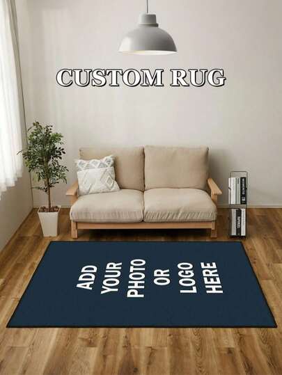 1pc Custom Photo Carpet, Personalised Pattern Floor Mat, Can Print LOGO/Text/Picture, Creative Home Decoration, Corporate Event Gift, Housewarming Wedding Souvenir Gift, Custom Floor Mat