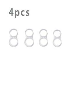 6 miếng chặn cửa bằng silicon - Miếng bảo vệ tường bằng cao su giảm chấn, miếng đệm tay nắm cửa êm ái, thích hợp cho gia đình và văn phòng. - Nhiều màu - Xem 15