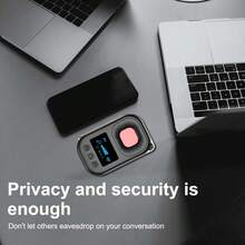 1 buah Detektor Anti-Mata-mata Hitam, Anti-Pengupasan Profesional untuk Privasi Bisnis, Ringan dan Portabel untuk Melindungi Privasi dan Keamanan Anda, Deteksi Posisi GPS Magnetik Kuat, Sensor Medan Magnet Linier Sensitivitas Tinggi Terintegrasi untuk Mendeteksi Lokasi, Earphone Nirkabel, dan Perangkat Lainnya dengan Cepat - Hitam - View 6
