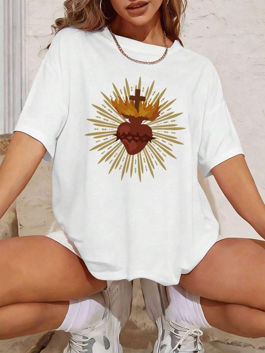 Women T-Shirts - White - View 1
