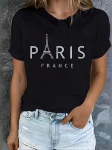 Women T-Shirts - Black - View 1
