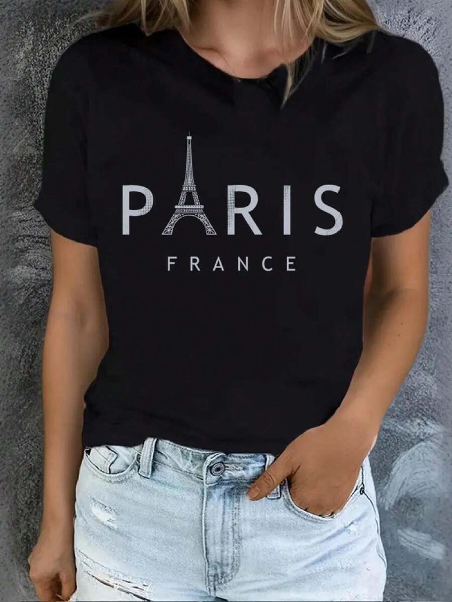 Women T-Shirts - Black - View 1